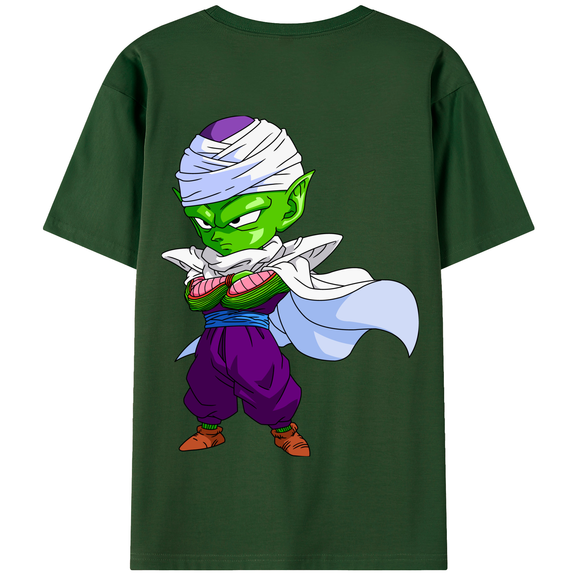（画像用） ドラゴンボール ピッコロ DRAGON BALL Piccolo 綿100％半袖Tシャツ（背面プリント）